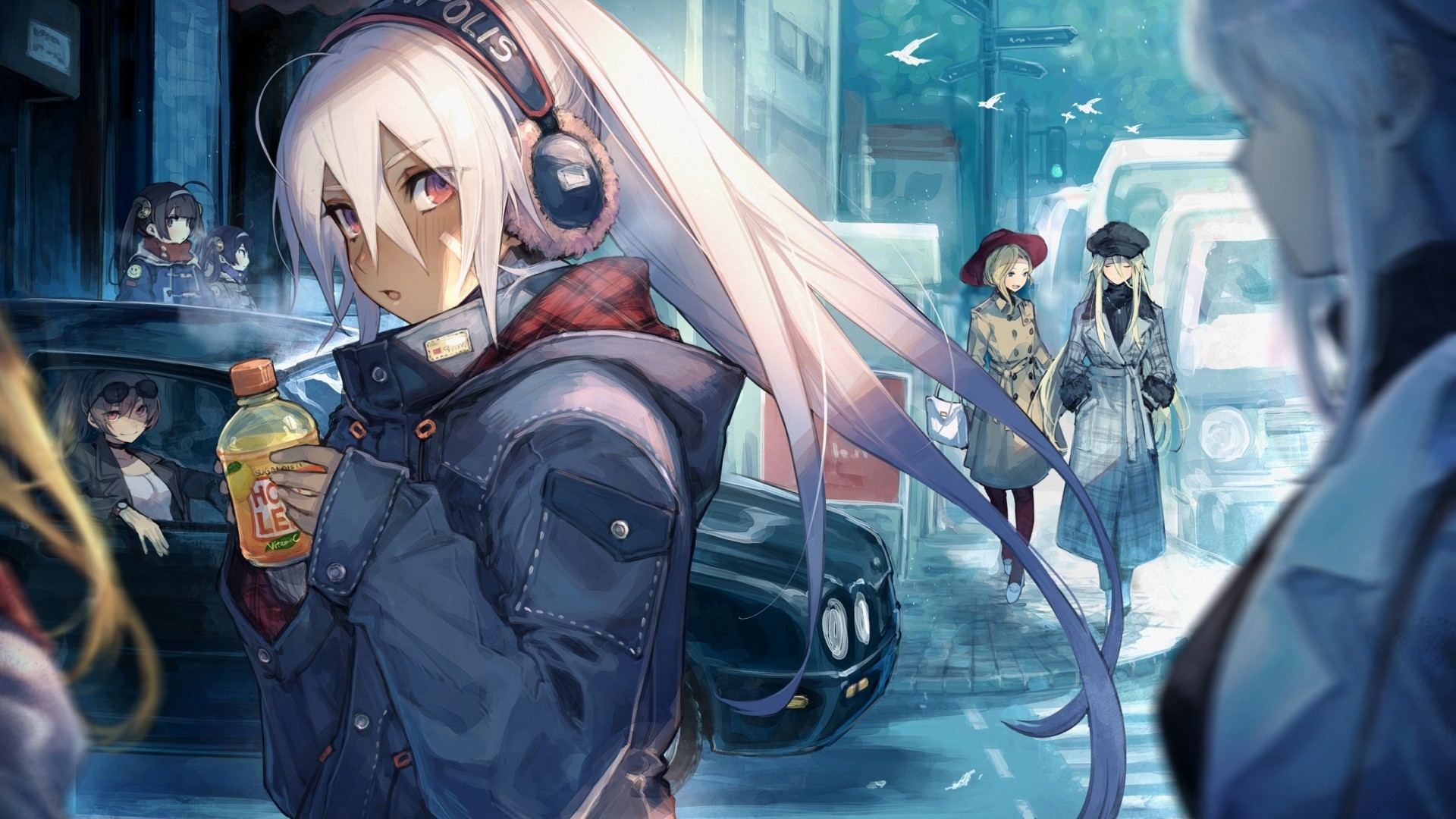 Cleveland, Bismarck, Hood, Jean Bard, Ning Hai, Minneapolis, - Azur Lane - HD Wallpaper 