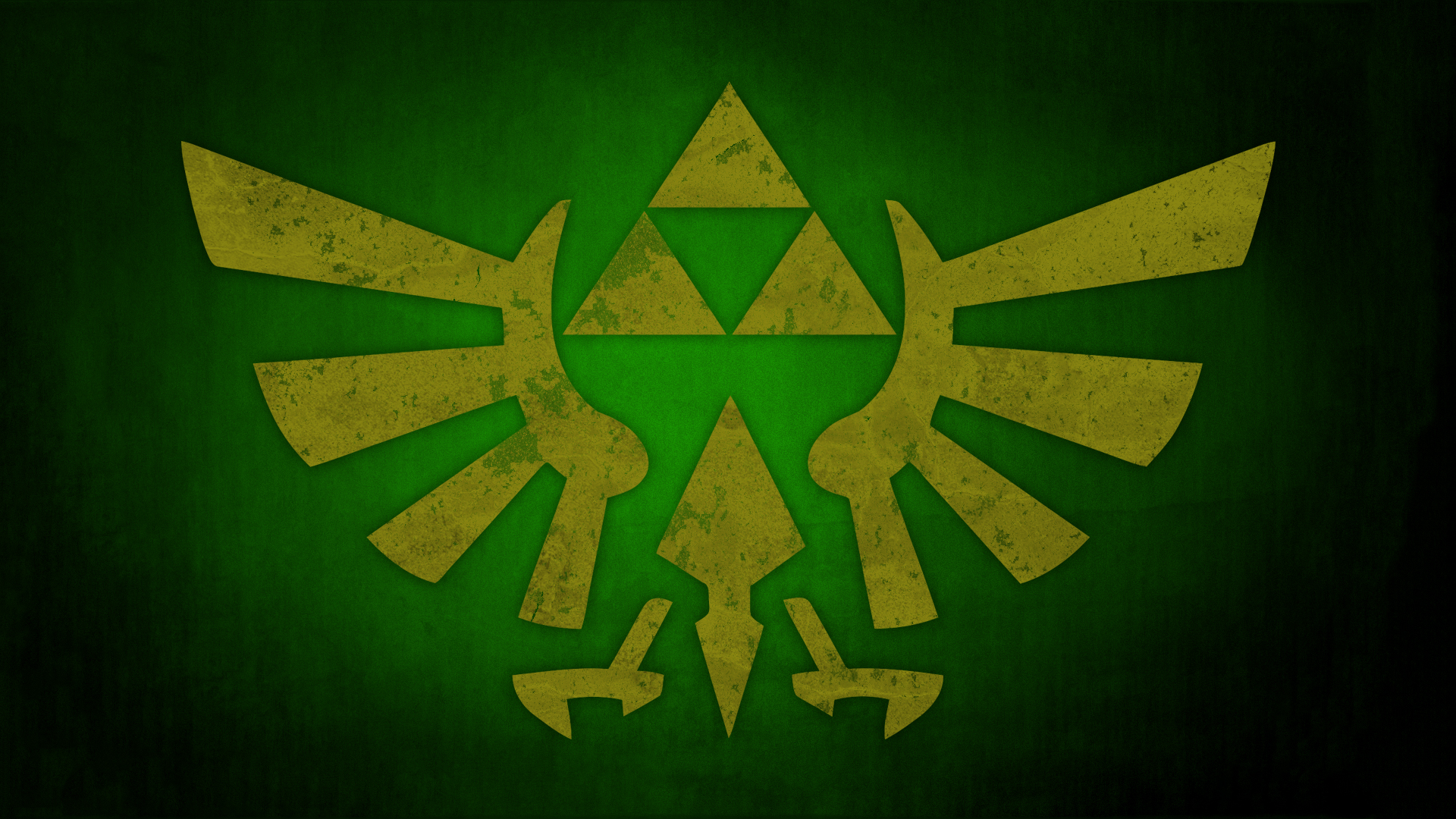 Video Game Wallpaper Classic Photo 1080p - Legend Of Zelda Triforce Hd - HD Wallpaper 