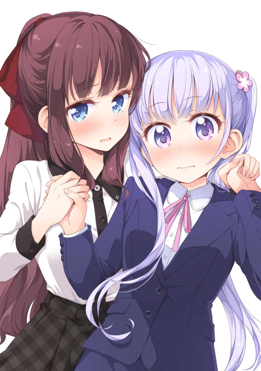 New Game Hifumi X Aoba - HD Wallpaper 