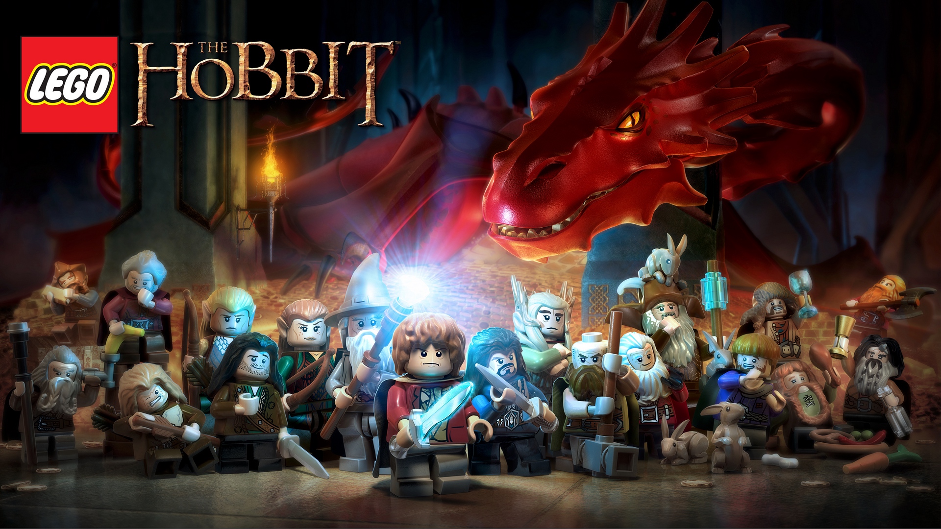 Wallpaper Lego The Hobbit, Lego, Art, Game, Characters, - Lego Hobbit - HD Wallpaper 
