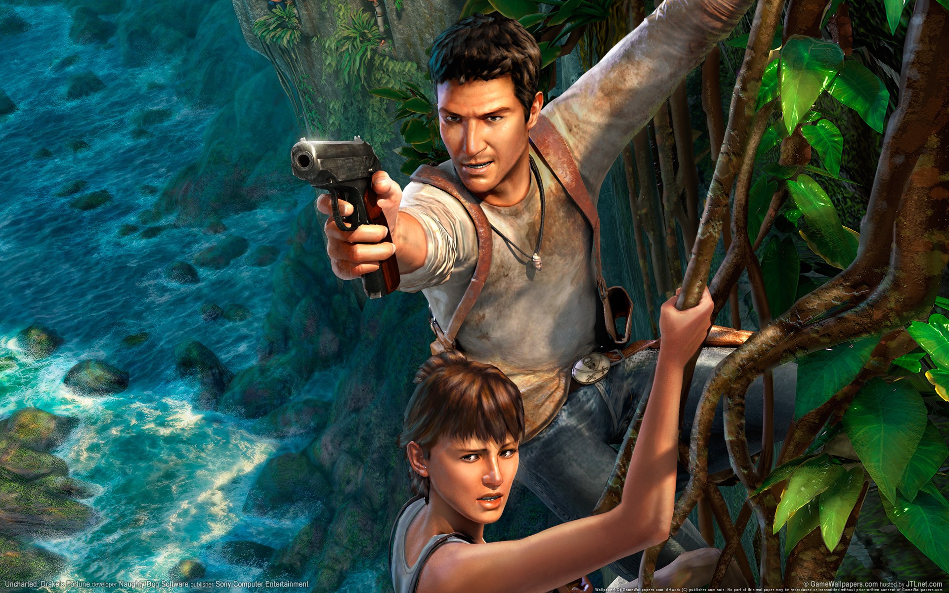 Uncharted Drake's Fortune Poster - HD Wallpaper 