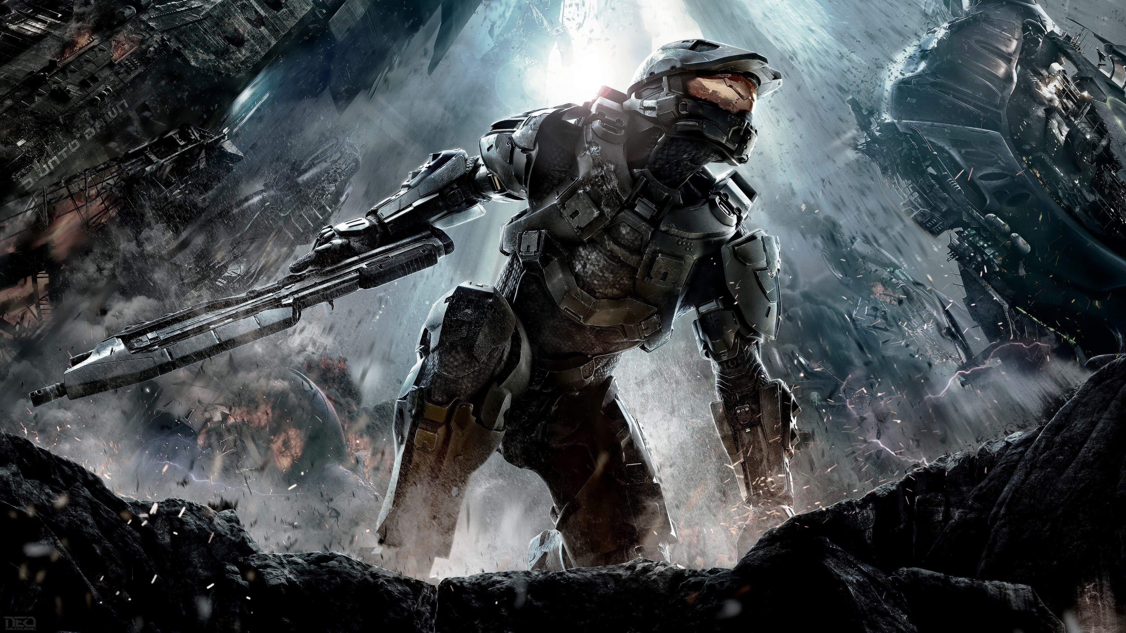 Halo Master Chief 4k - HD Wallpaper 