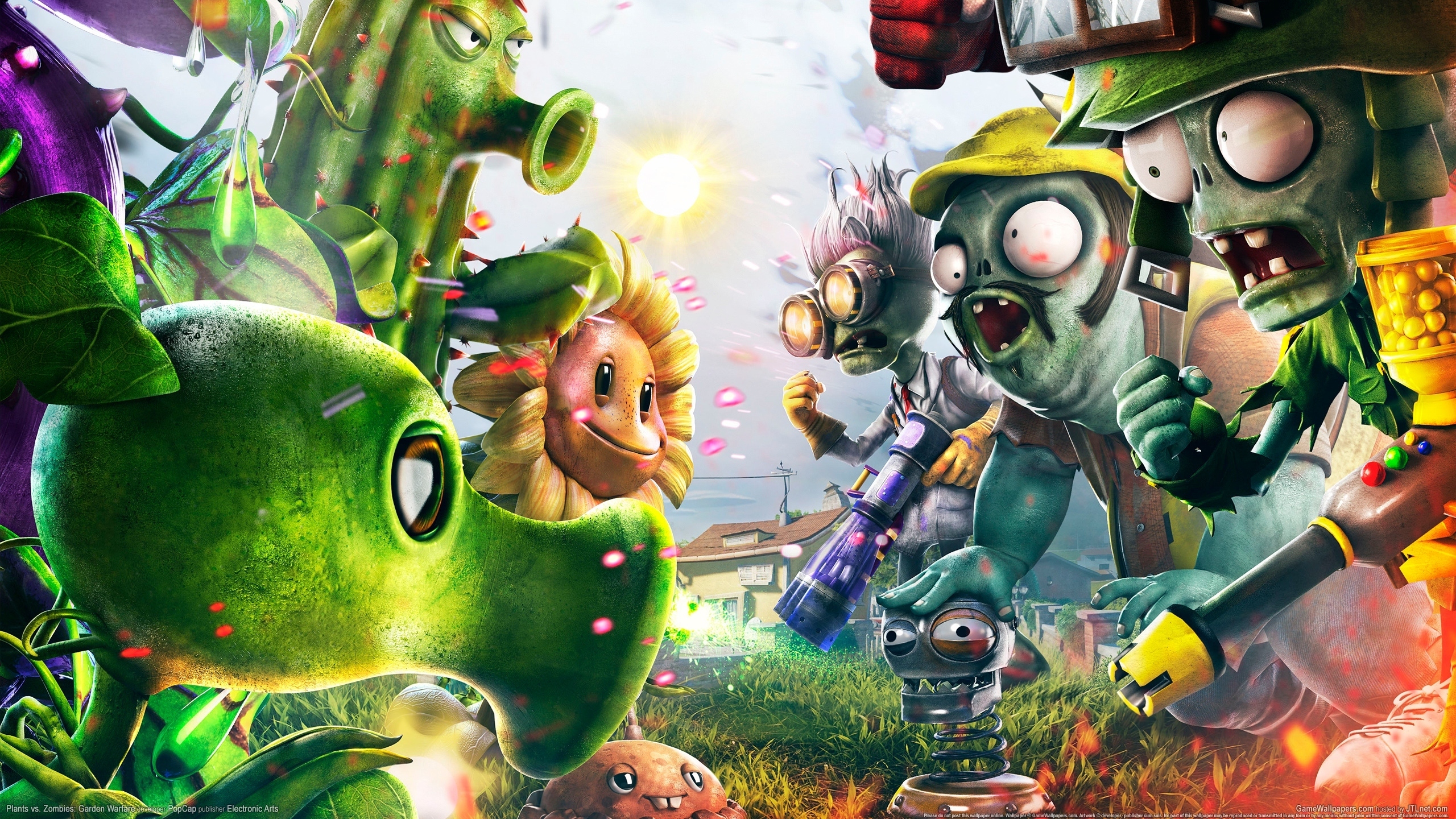 Plant Vs Zombie 3d - HD Wallpaper 
