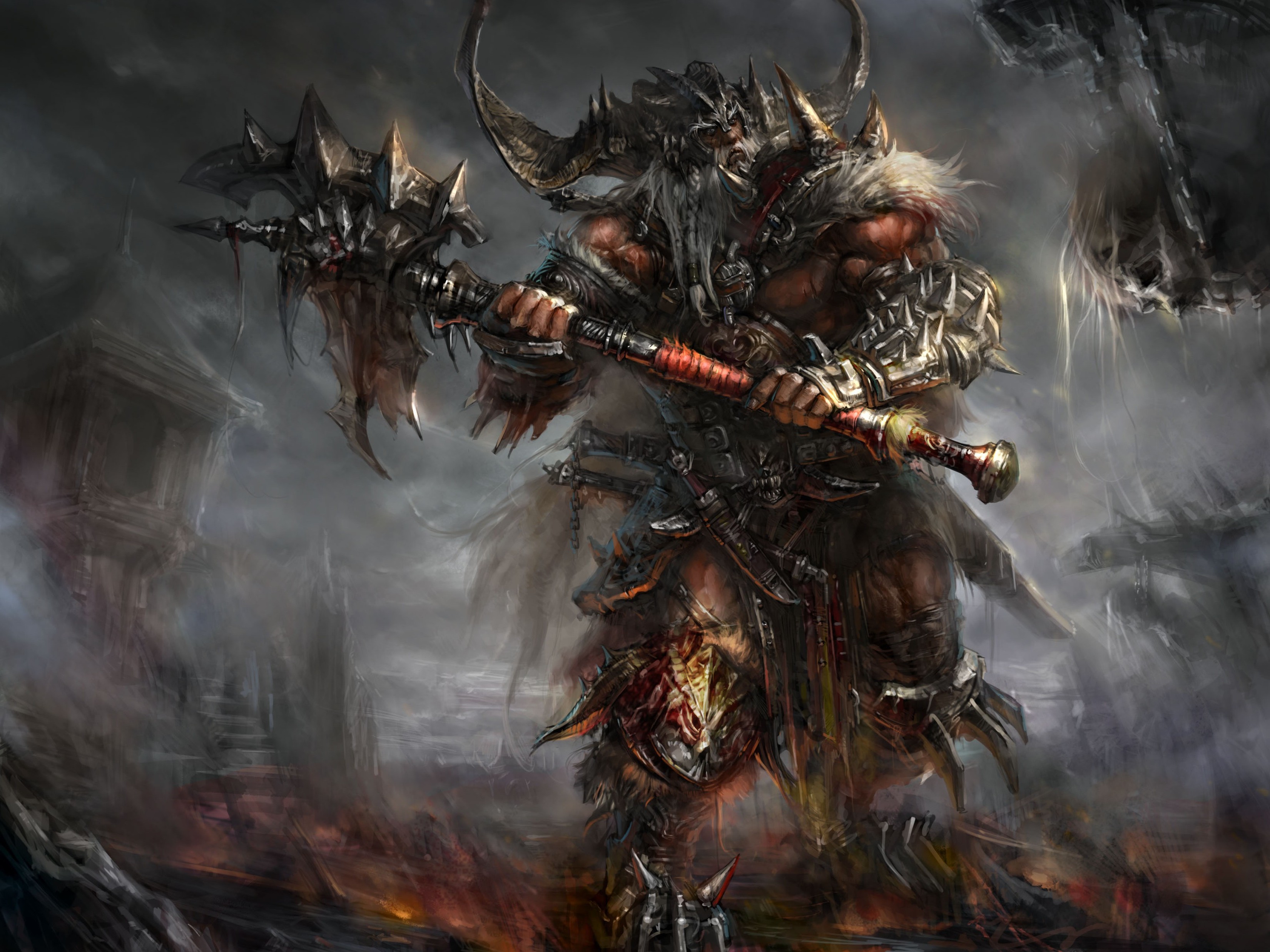 Diablo 3 Art Wallpaper Hd - 3300x2475 Wallpaper - teahub.io