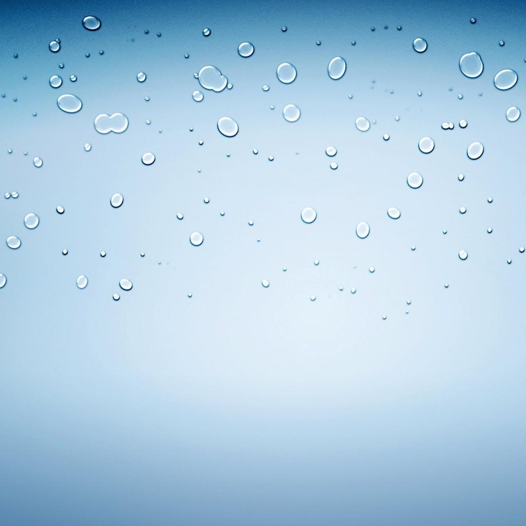 Aqua Water Droplets - Ipad Mini 4 Original - HD Wallpaper 