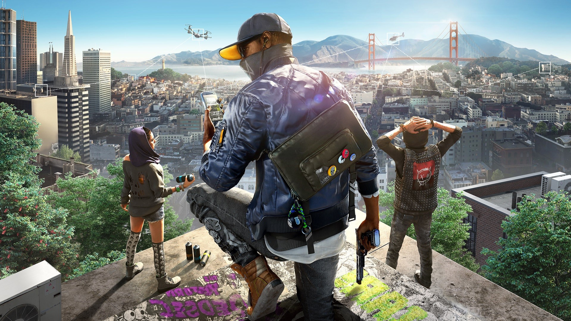 Download Watch Dogs 2 Game Wallpaper Wallpaper - 4k Wallpaper Watch Dogs 2 - HD Wallpaper 