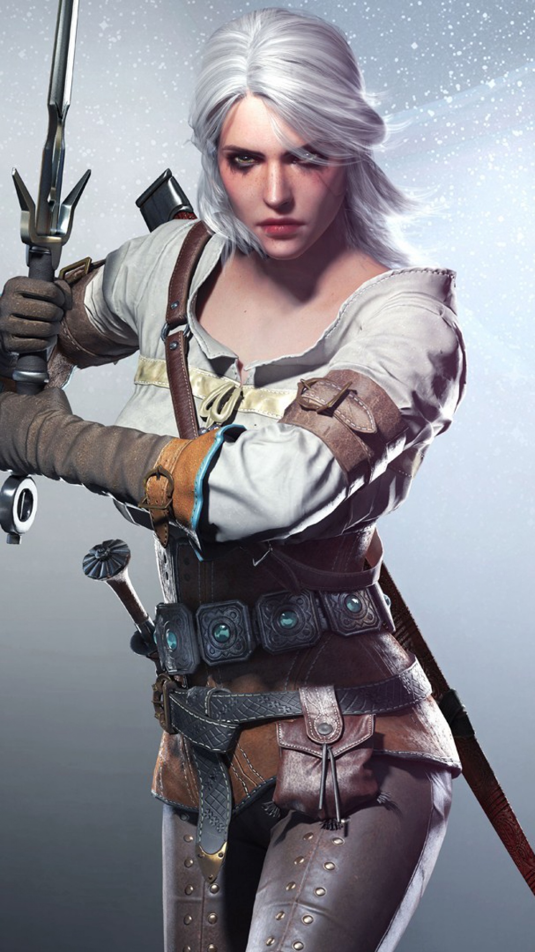 Video Game Iphone Wallpapers The Witcher 3 Wild Hunt - Witcher Video Game Ciri - HD Wallpaper 