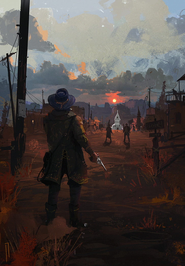 Ismail Inceoglu, Fan Art, Red Dead Redemption 2, Video - Red Dead Redemption 2 Wallpaper Phone - HD Wallpaper 