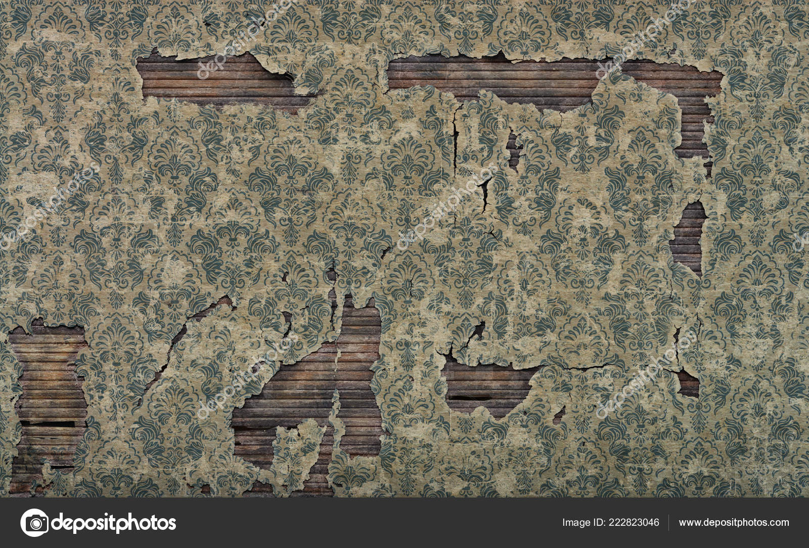 Old Wallpaper Wall - HD Wallpaper 