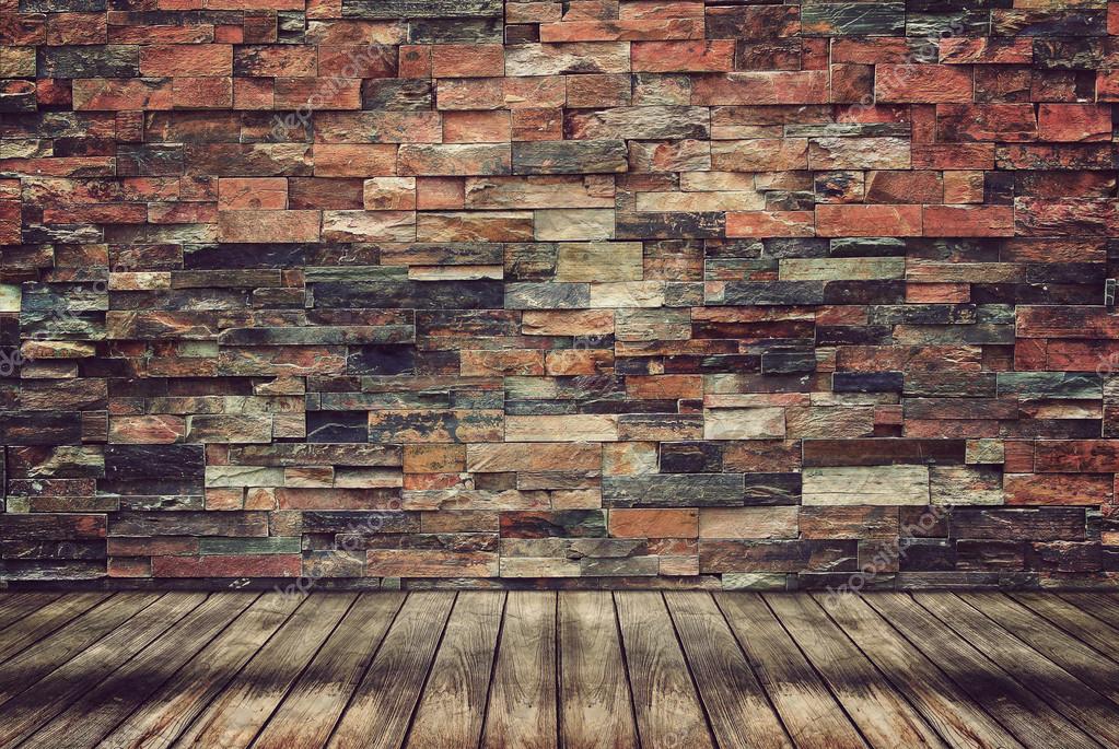Brick Wall And Floor - HD Wallpaper 