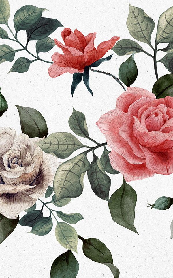 Graphic Design With Flowers - HD Wallpaper 