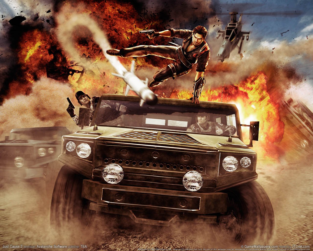 Just Cause 2 Background - HD Wallpaper 