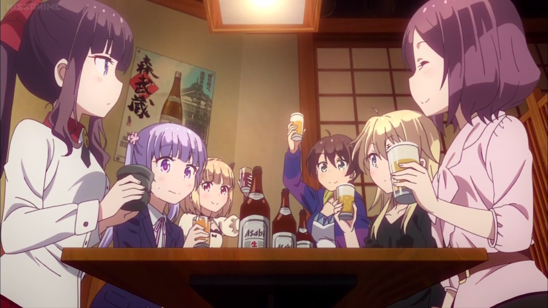 New Game Anime Drinking - HD Wallpaper 