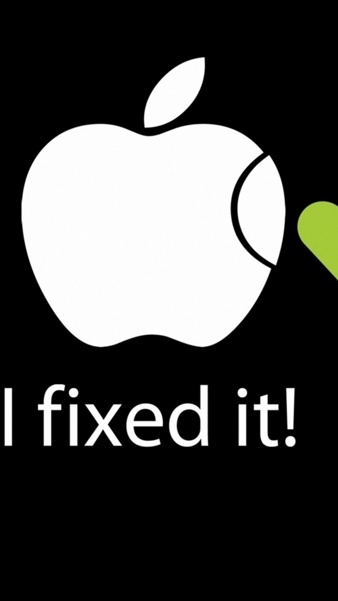 Android Fix Apple Iphone 6 Wallpapers Hd - Iphone Black Apple Wallpaper Hd - HD Wallpaper 