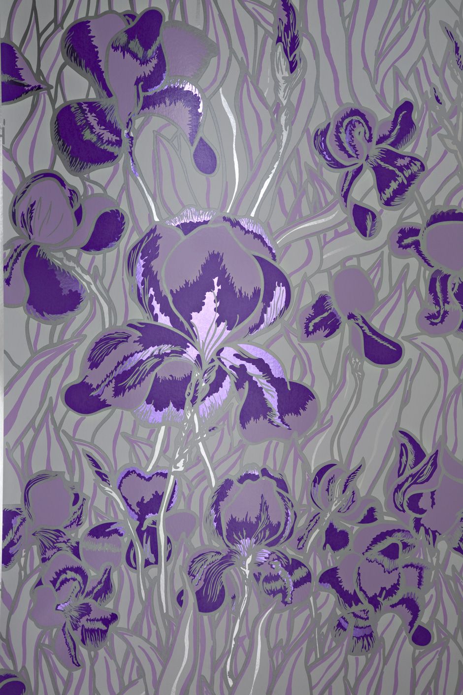 Purple And Gray - HD Wallpaper 