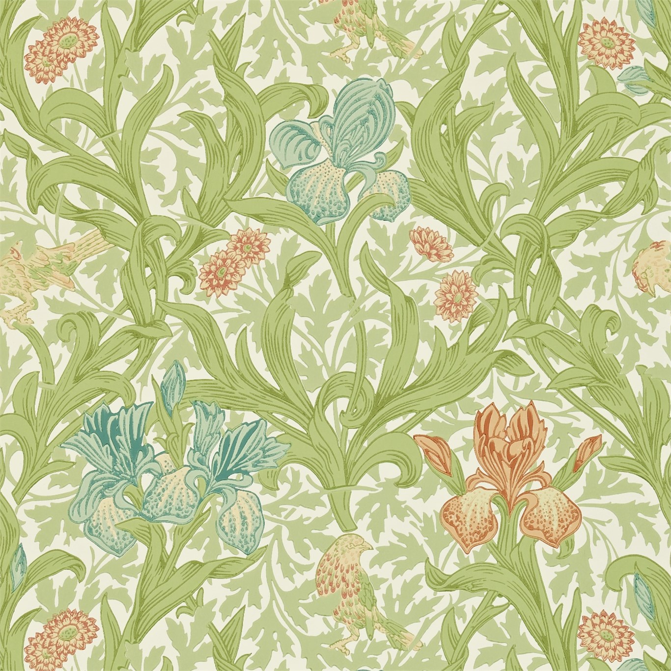Iris, A Wallpaper By Morris & Co - William Morris Iris - HD Wallpaper 