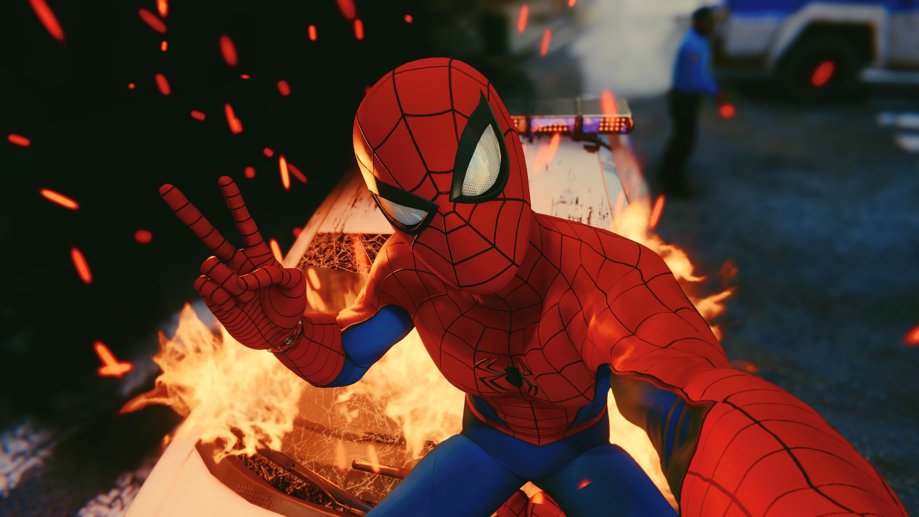 Spider Man Ps4 Selfie - HD Wallpaper 