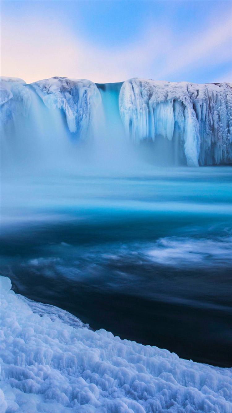 Cool Winter Nature Iphone 6 Wallpapers - Iceland Blue Lagoon Iphone - HD Wallpaper 
