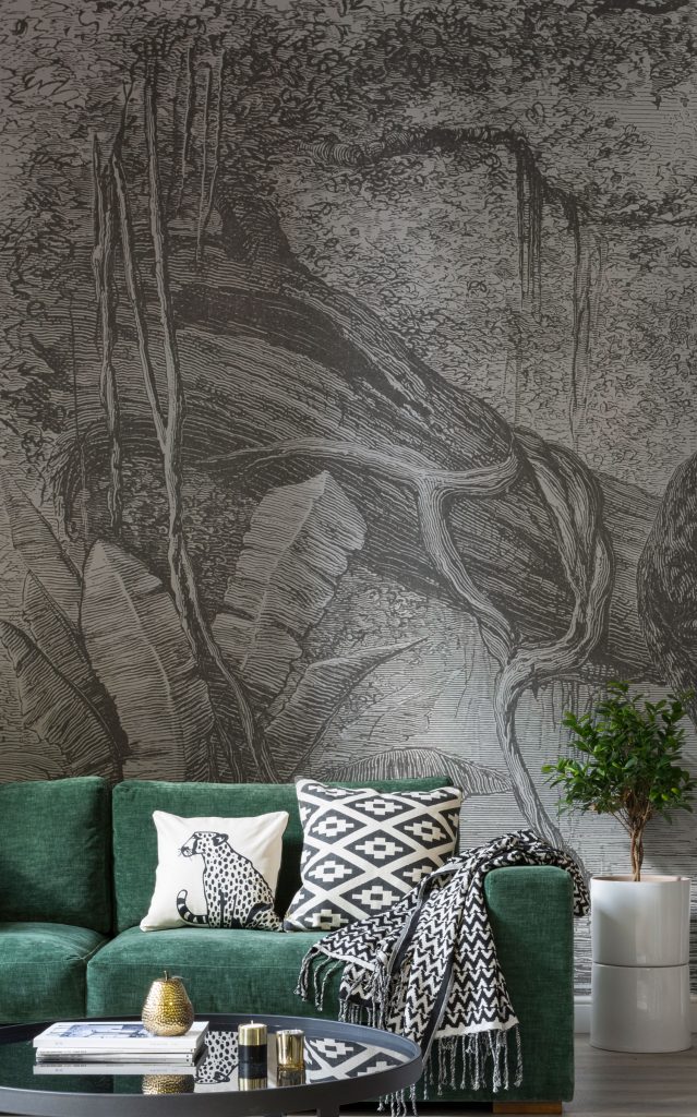 Dark Green Wallpaper Living Room - 639x1024 Wallpaper - teahub.io