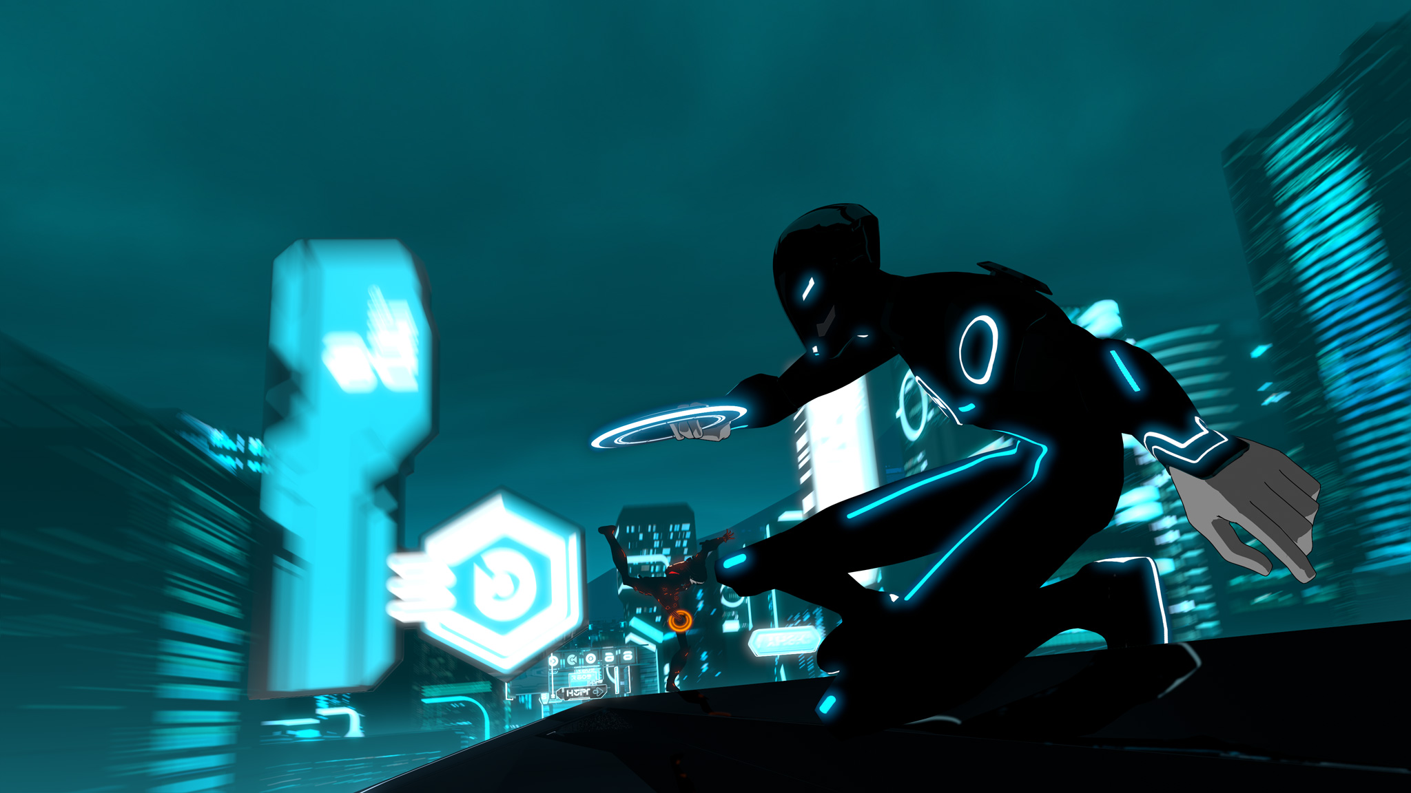 Tron Uprising - HD Wallpaper 