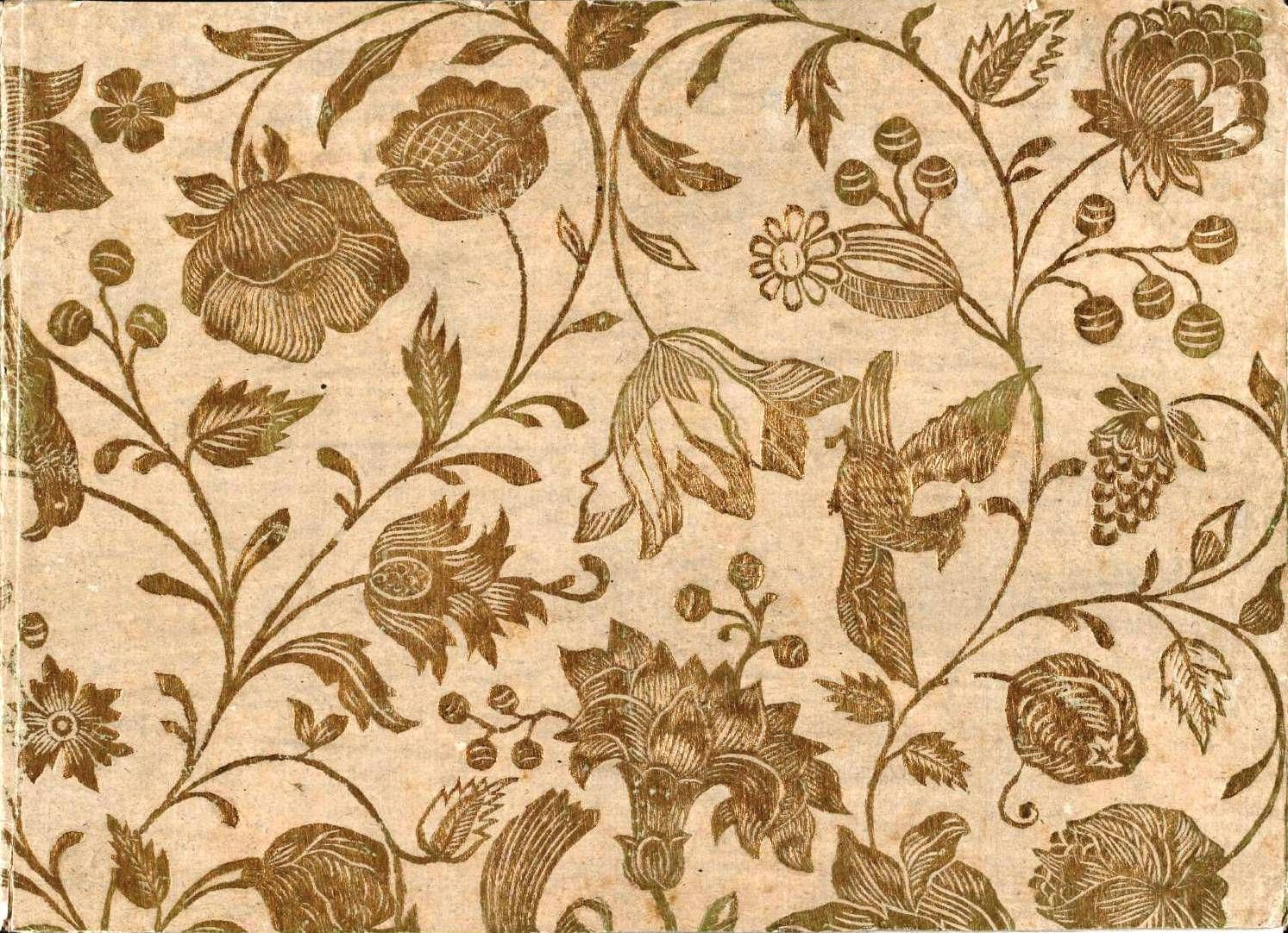 Public Domain Vintage Flower Pattern - HD Wallpaper 