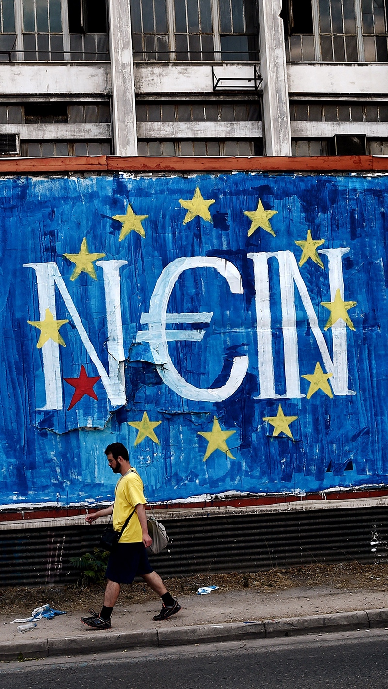 Wallpaper Greece, Default, Flag, Euro, Graffiti - Anti Brexit Street Art - HD Wallpaper 