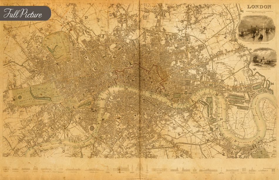 London Map Society For The Diffusion Of Useful Knowledge - HD Wallpaper 