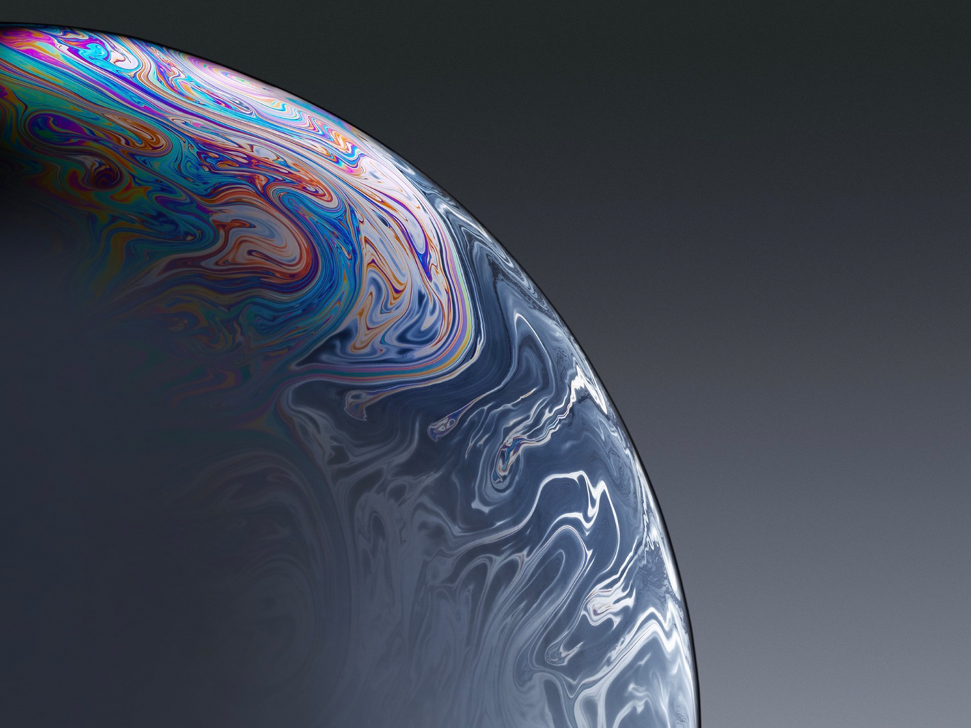 Iphone Xr, Grey Bubble, Surface, Wallpaper - Home Screen Iphone Ios 13 - HD Wallpaper 
