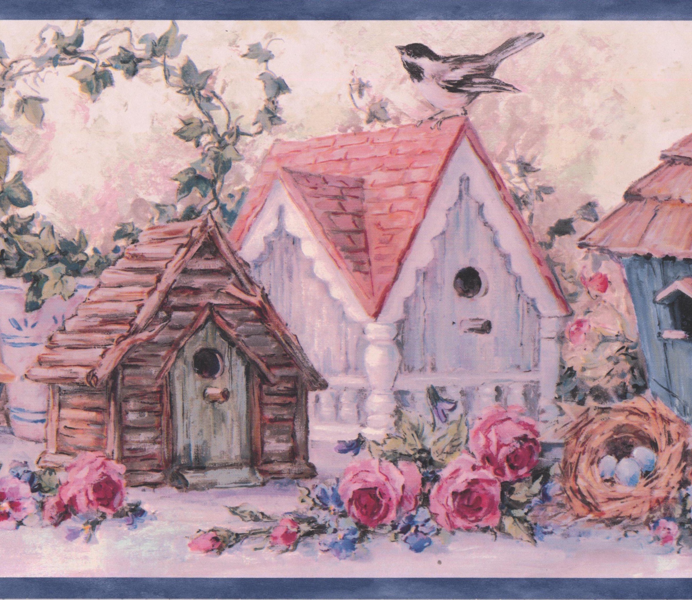Vintage Bird Wallpaper Backgrounds - HD Wallpaper 