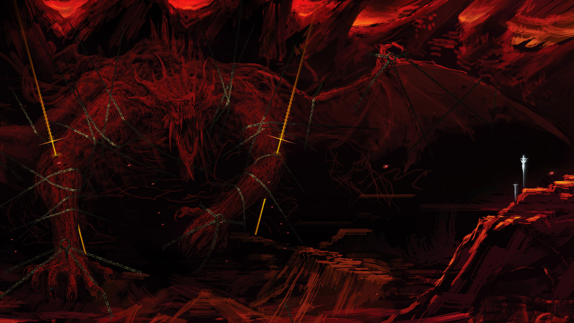 Free Demon S Souls Wallpaper In - Demons Souls Dragon God Art - HD Wallpaper 