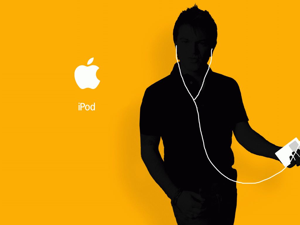 Ipod Wallpapers, Hd Widescreen Wallpaper - Person With Ipod - HD Wallpaper 