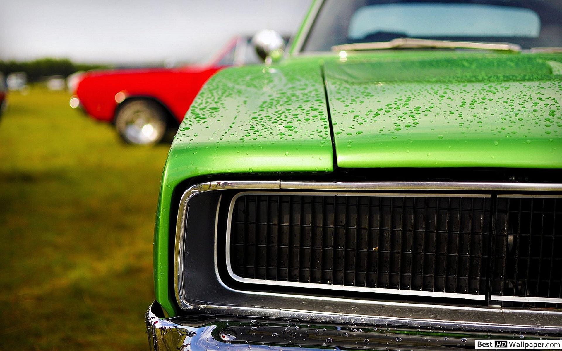 Green 1969 Dodge Charger - HD Wallpaper 