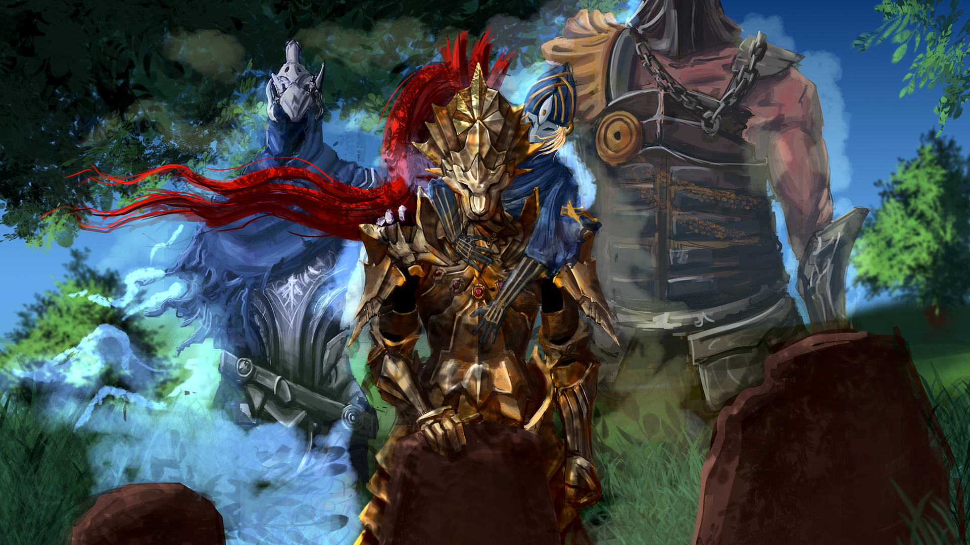 4 Knight Of Gwyn - HD Wallpaper 