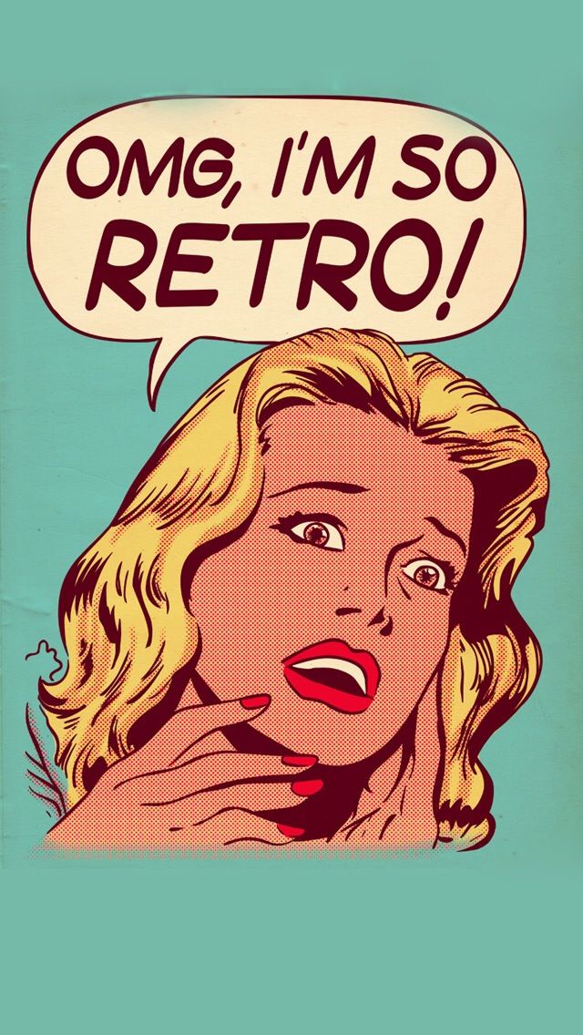 Omg I M So Retro - HD Wallpaper 