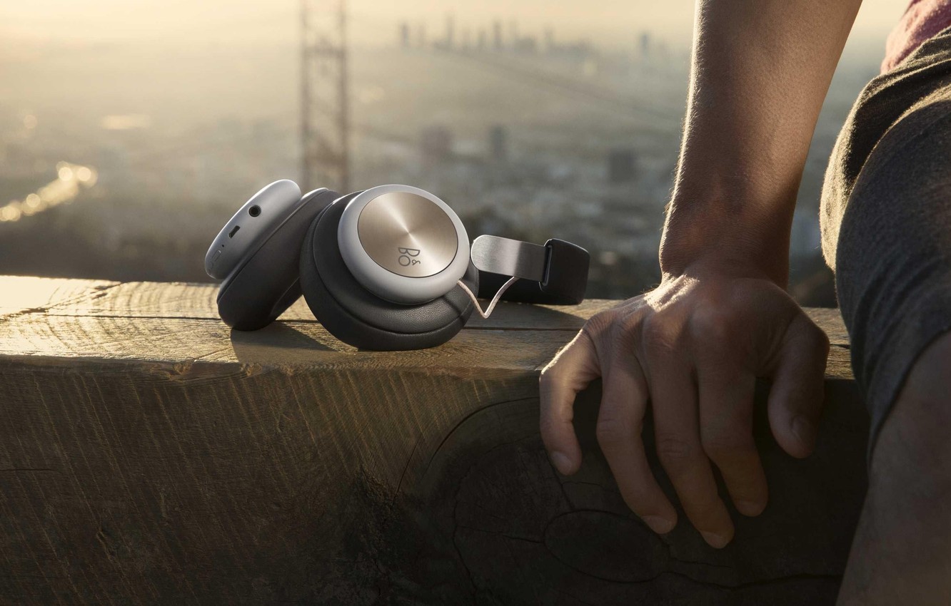 Photo Wallpaper Bang & Olufsen, Premium Headphone, - Band And Olufsen H4 Box - HD Wallpaper 