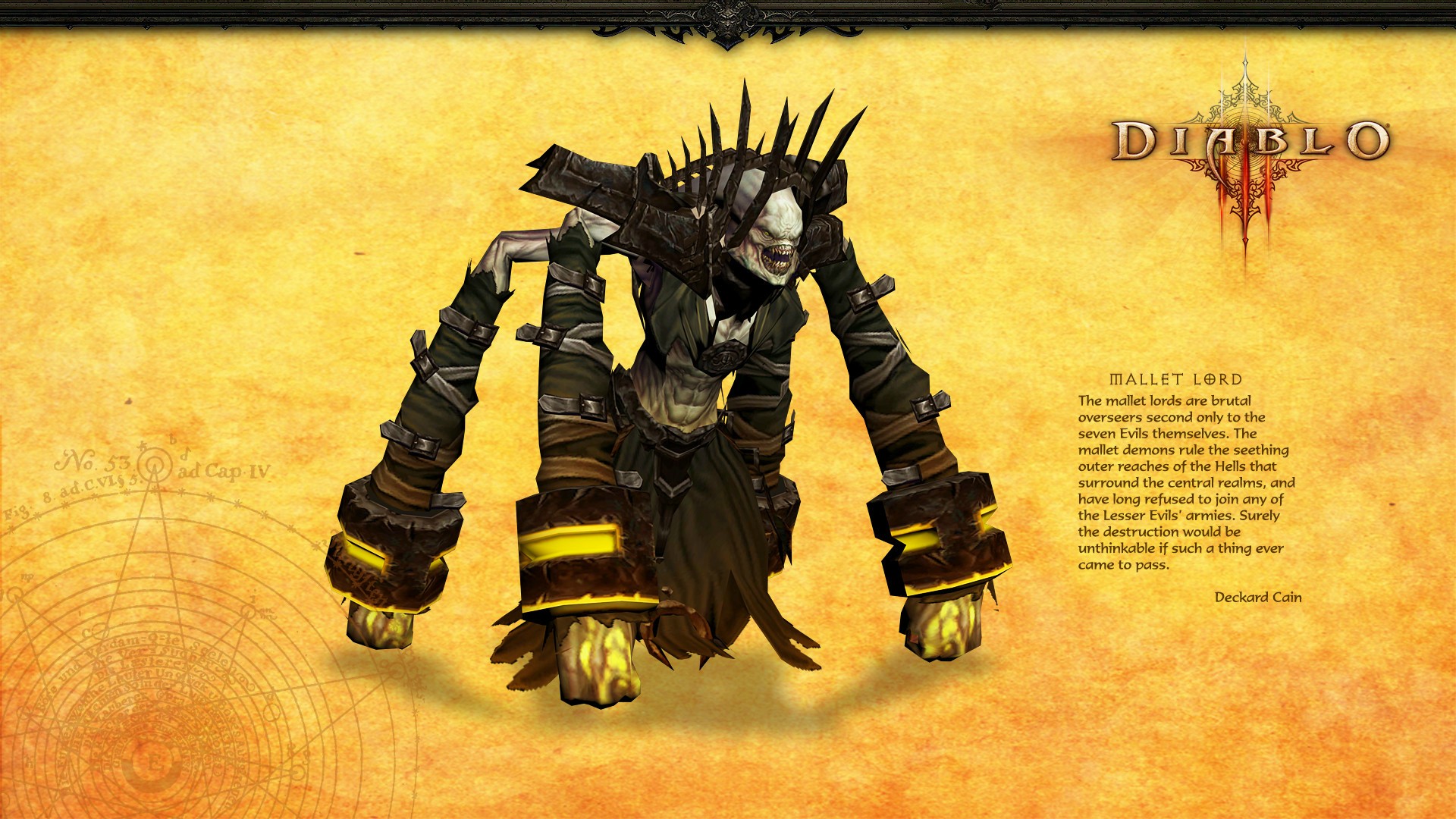 Diablo Reaper Of Souls Dreamscape Animated Wallpaper - Diablo Mallet Lord - HD Wallpaper 