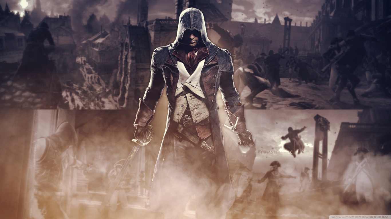 Assassins Creed Unity 5 Wallpaper - Assassin's Creed Unity Wallpaper For Pc - HD Wallpaper 