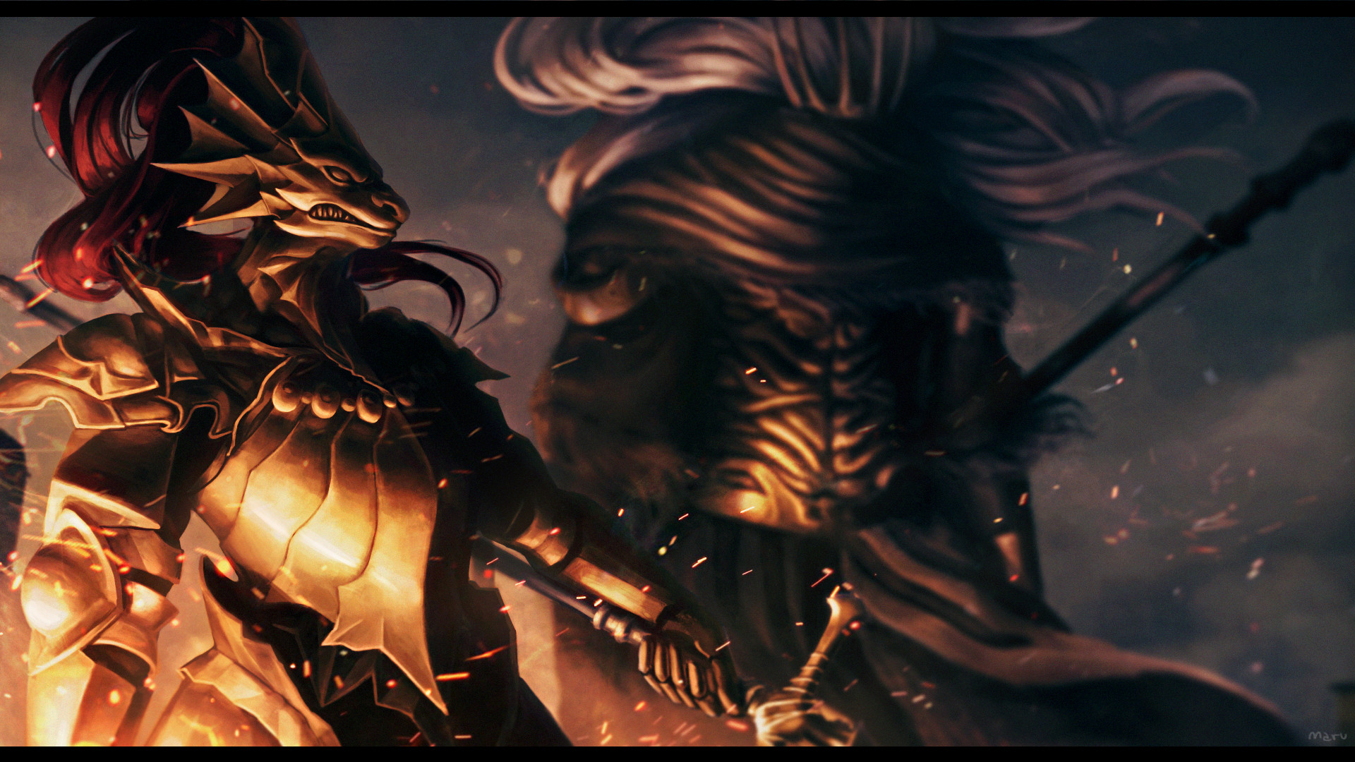 Dark Souls Nameless King Ornstein - HD Wallpaper 