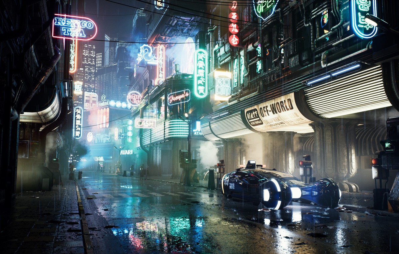 Photo Wallpaper Render, Fan Art, Unreal Engine 4, Blade - Blade Runner - HD Wallpaper 