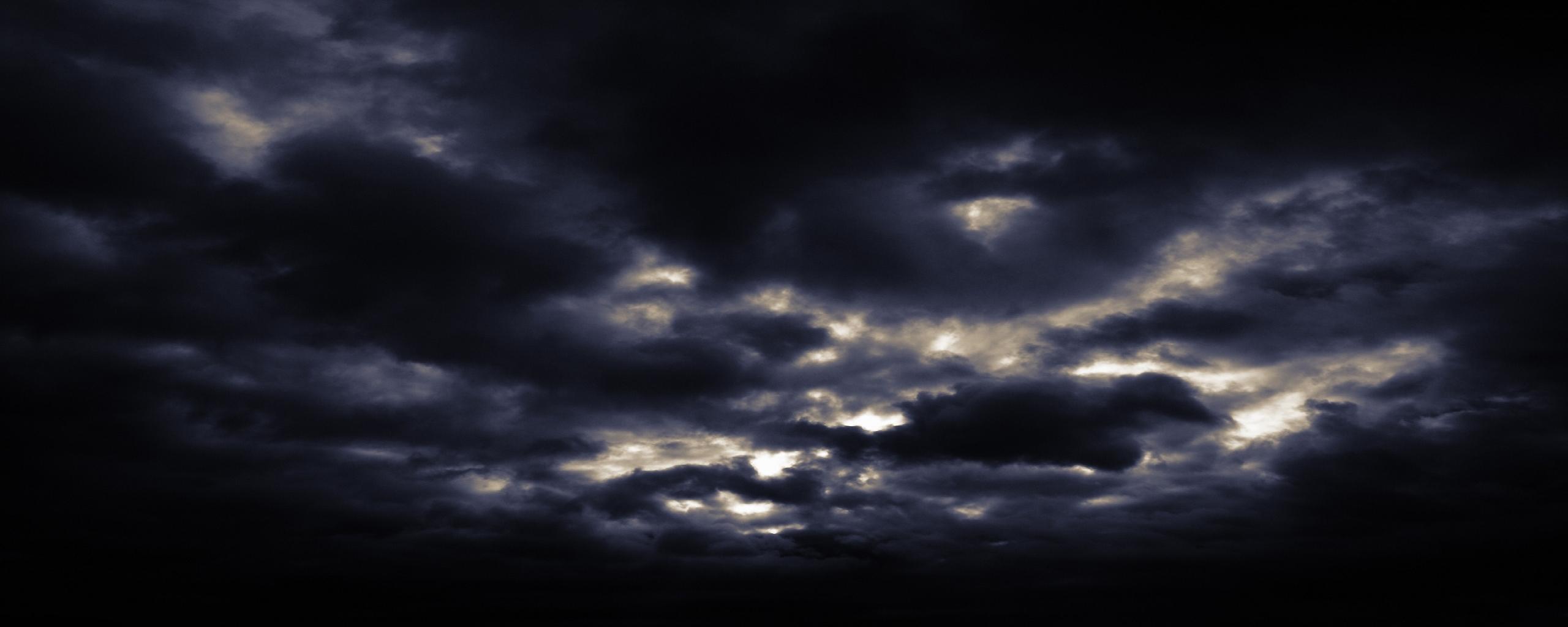 Top Dark Sky Wallpaper - Dark Sky Background - 2560x1024 Wallpaper -  