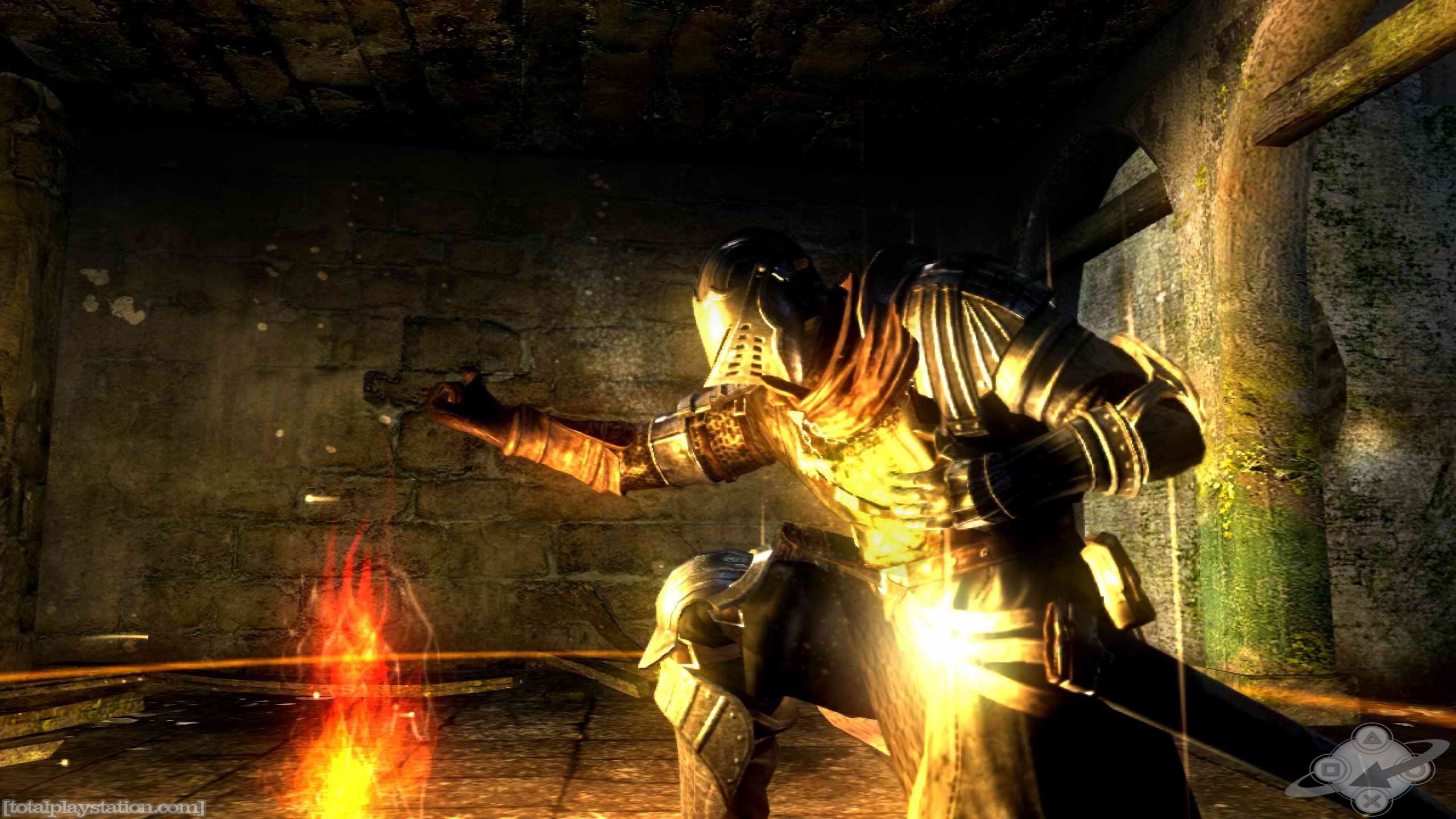 Dark Souls Lighting Bonfire - HD Wallpaper 