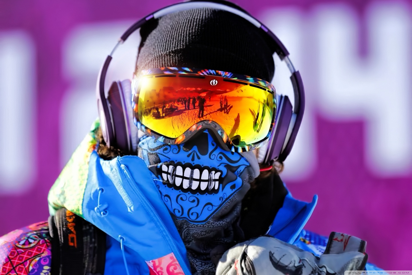 Ski Goggles - HD Wallpaper 