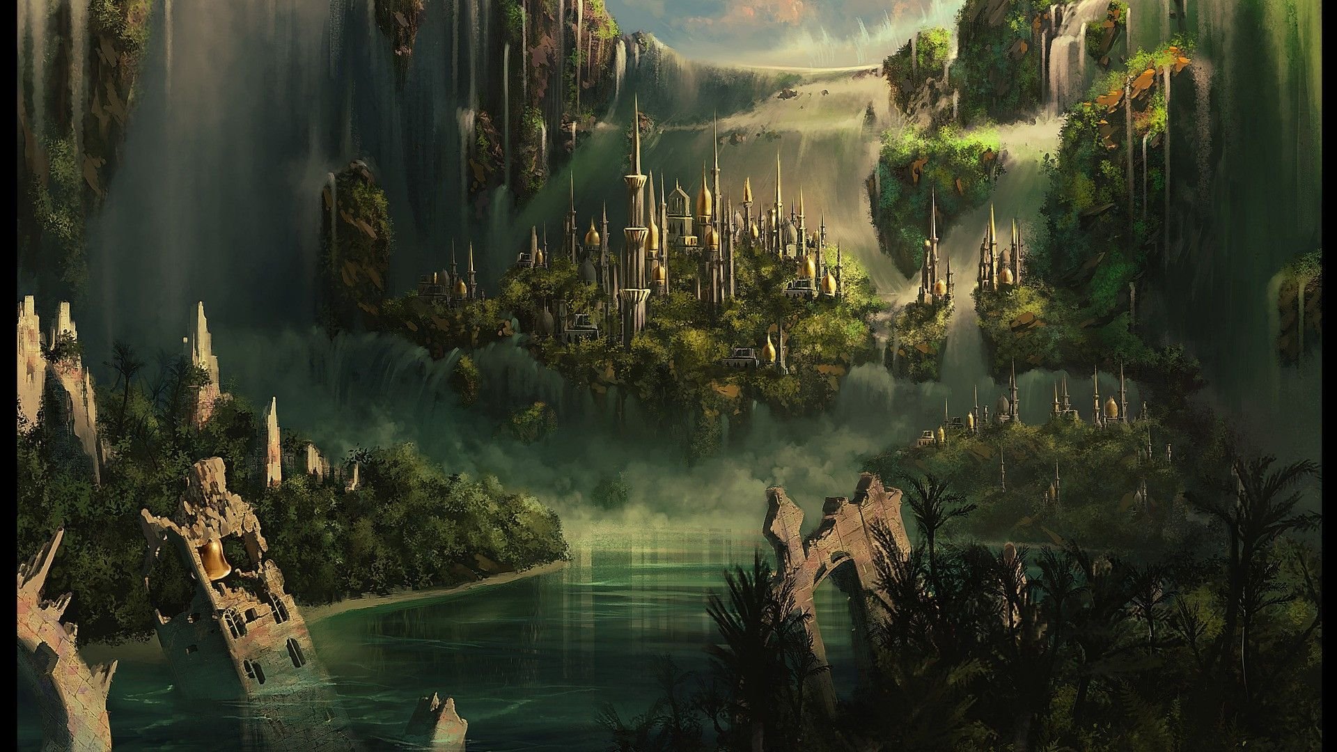 Fantasy Kingdom Art - HD Wallpaper 