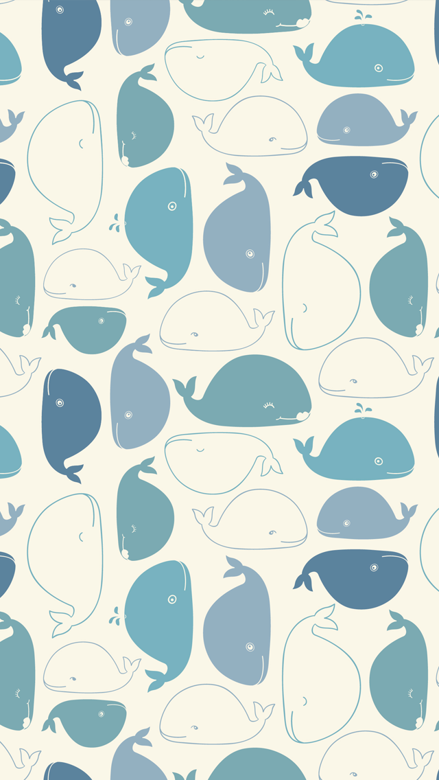 Wallpaper, Pattern, And Background Image - Whale Pattern Background - HD Wallpaper 