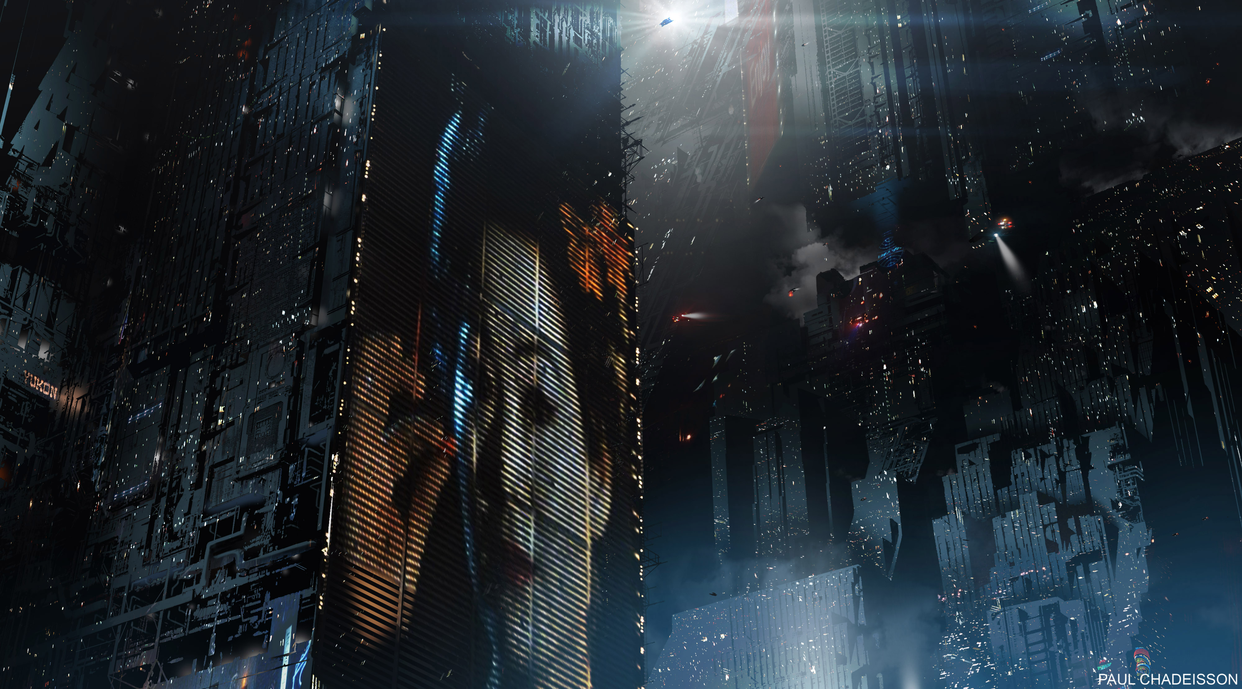 Blade Runner 49 Black Out 4000x2222 Wallpaper Teahub Io