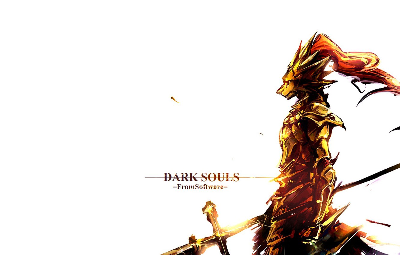 Photo Wallpaper Game, Wolf, Knight, Games, Boss, Dark - Dark Souls Ornstein Helmet - HD Wallpaper 