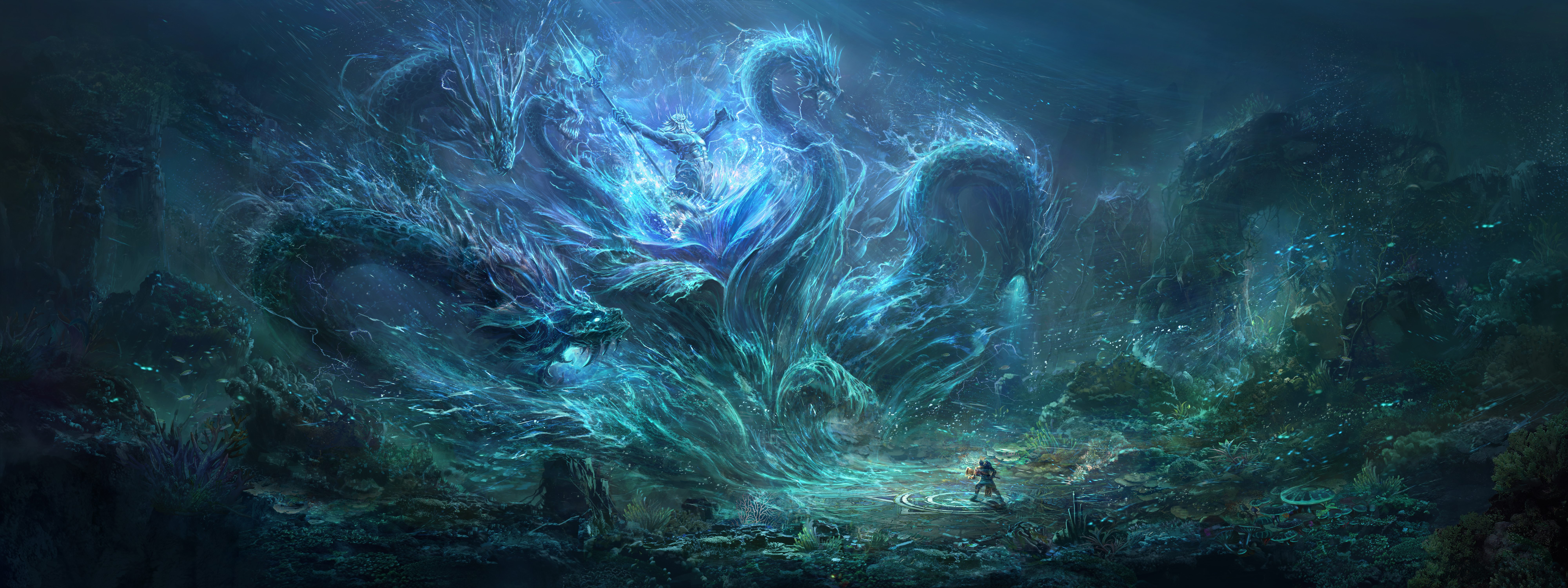 Sea Monster Facebook Cover - HD Wallpaper 