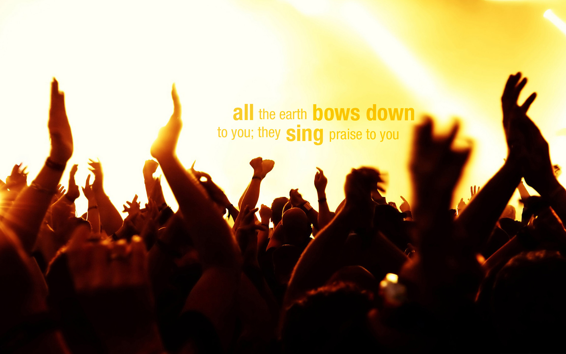 Praise The Sun Wallpaper 1311330 Full Hd Desktop 
 - People Praising And Worshipping - HD Wallpaper 