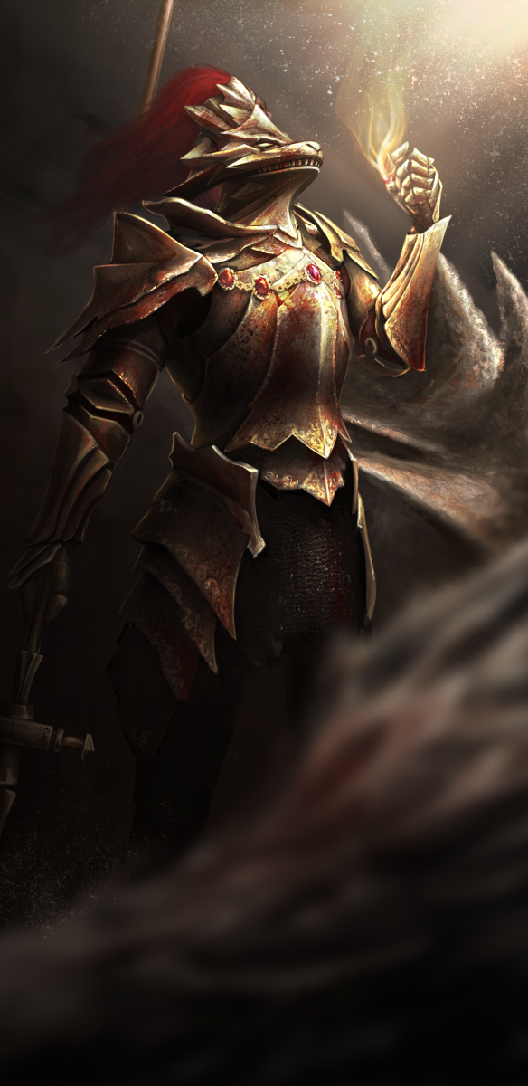 Dark Souls Ornstein Art - HD Wallpaper 