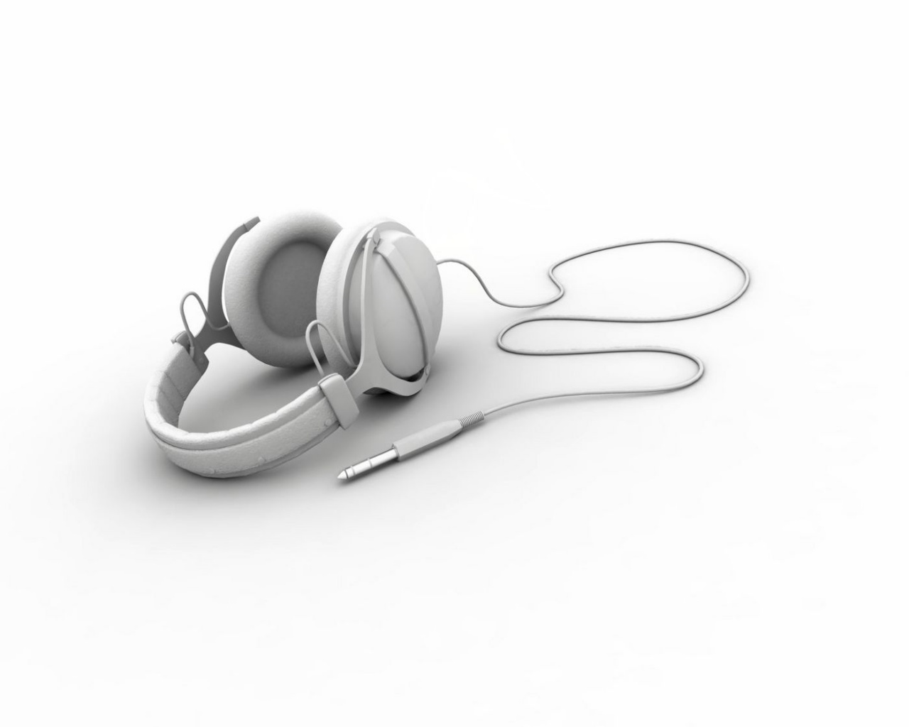 White Headphones With Black Background Hd - HD Wallpaper 
